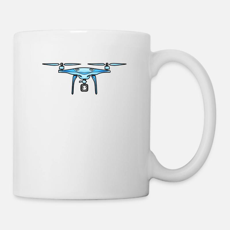 Drone Drone Drones - Mug blanc - blanc