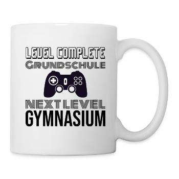 Grundschule ist vorbei Level Gymnasium - Tasse - Weiß - Rechts