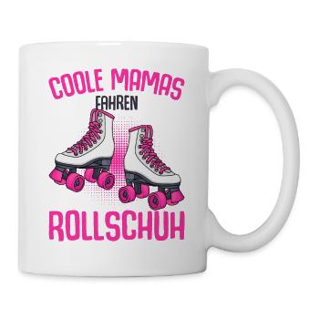 Rollschuhe - Tasse - Weiß - Rechts
