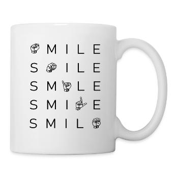 smile - DGS Streetwear - Mug blanc - blanc - Droite
