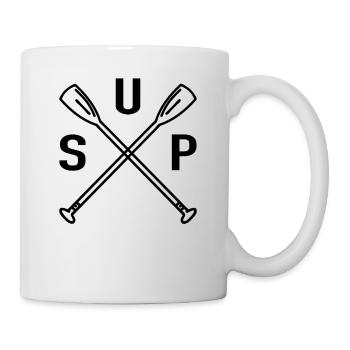 SUP Paddel - Stand Up Paddle Board SUP Board - Tasse - Weiß - Rechts
