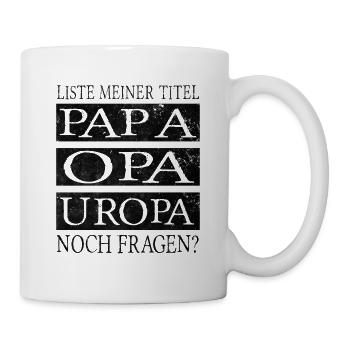 Opa Uropa - Tasse - Weiß - Rechts