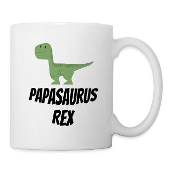 Papasaurus Rex - Mug blanc - blanc - Droite