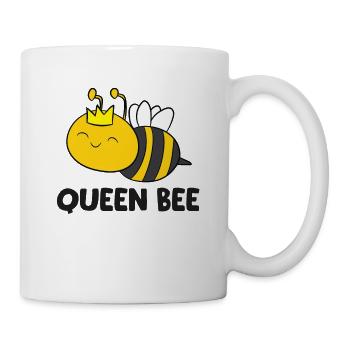 Reine des abeilles drôle d’abeille - Mug blanc - blanc - Droite