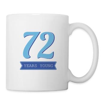 72 Years Gift for Grandparents 72nd Birthday - Mug - white - Right