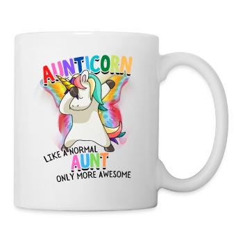 Aunticorn Aunt Dabbendes Unicorn Dabbing Unicorn - Mug - white - Right