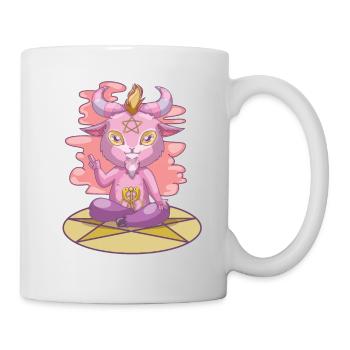 Pastel Goth Baphomet, Anime Witchcraft Baby - Tasse - Weiß - Rechts