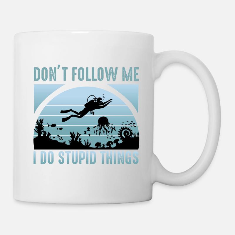 Plongée Plongée Design Pour hobby et profit - Mug blanc - blanc