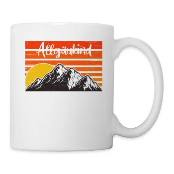Allgäu Allgäuer Berge Allgäukind Alpen - Tasse - Weiß - Rechts