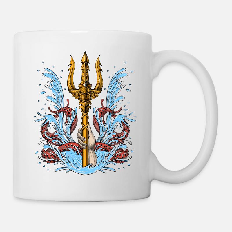 Poseidon Trident - Tasse - Weiß