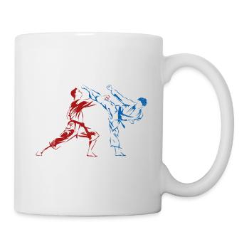 Karaté Combattants Ceinture noire Karaté Karaté - Mug blanc - blanc - Droite