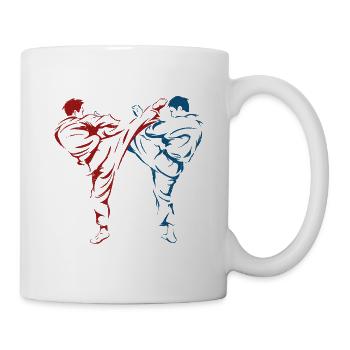 Karaté Combattants Ceinture noire Karaté Karaté - Mug blanc - blanc - Droite