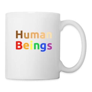 Human Beings Couleurs peuvent varier LGBT Gay Pride Equali - Mug blanc - blanc - Droite