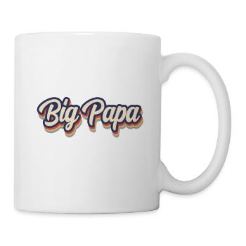 Big Papa Vintage Colors - Tasse - Weiß - Rechts