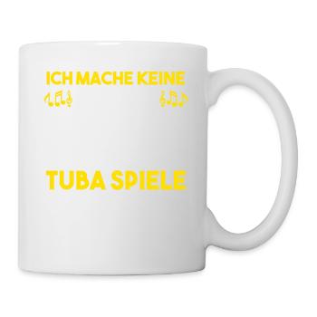 Tuba Tubist Posaunenspieler Musiker - Tasse - Weiß - Rechts