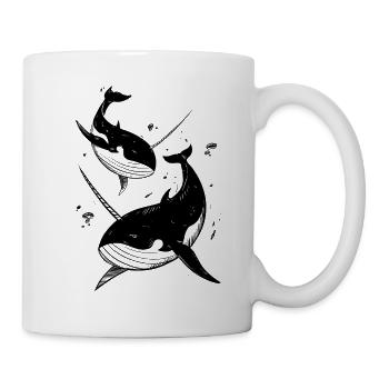 fantasiewal - Tasse - Weiß - Rechts