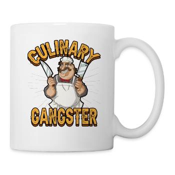 Cuisine Restaurant Gastronomie Bonnet de cuisine - Mug blanc - blanc - Droite