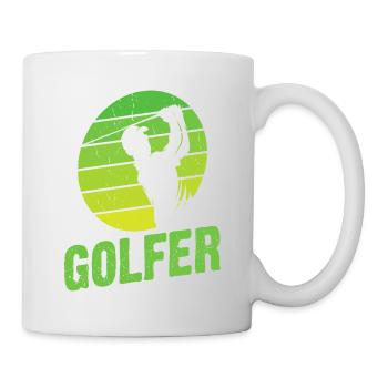 Golf golf golf golf cadeau - Mug blanc - blanc - Droite