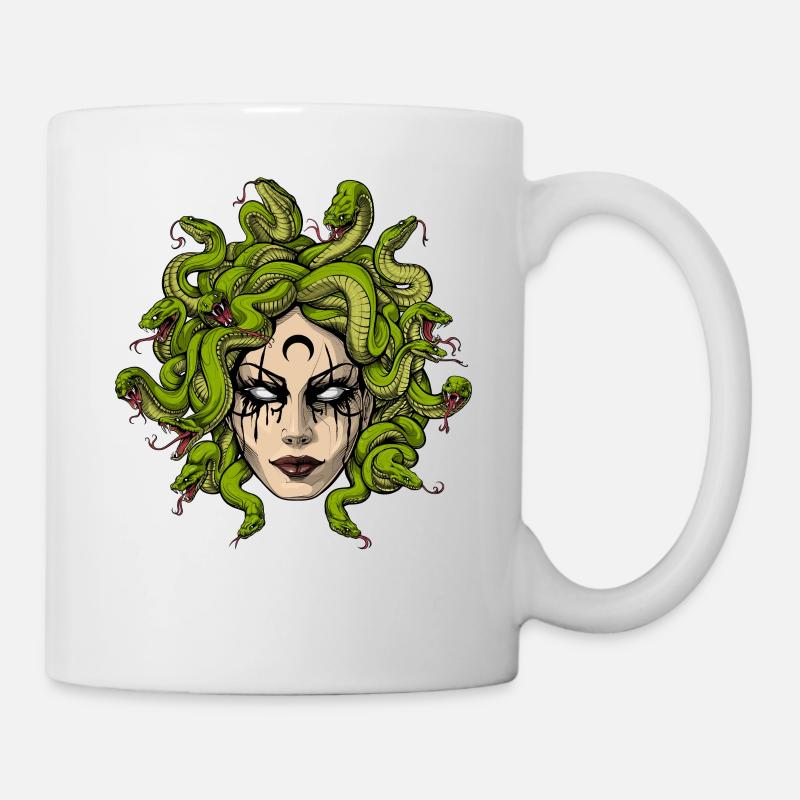 Medusa Head - Tasse - Weiß
