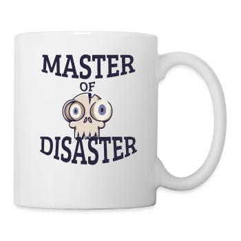 Master of Disaster - Tasse - Weiß - Rechts