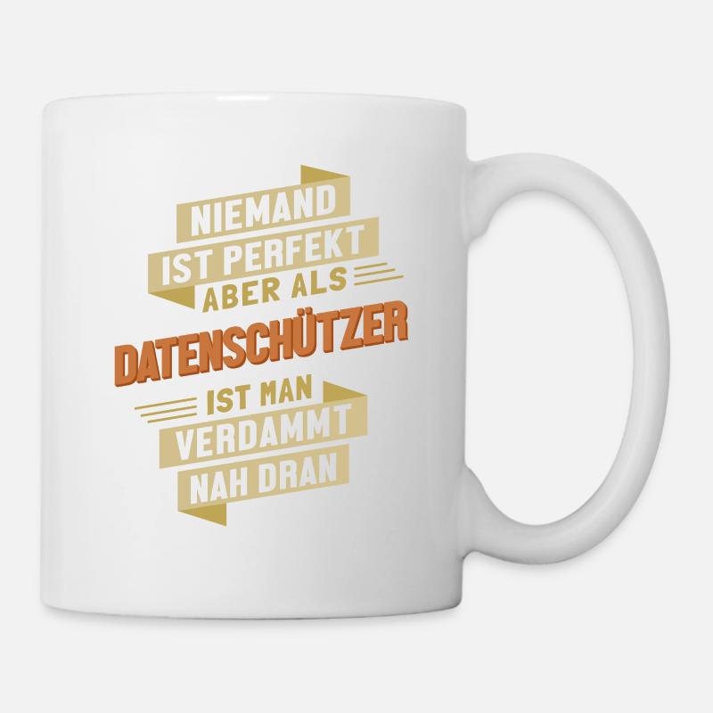 Datenschützer fast Perfekt Datenschützer - Tasse - Weiß