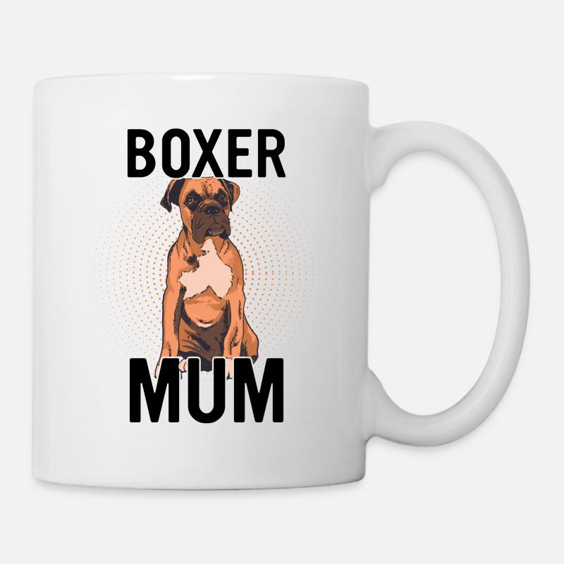 Boxer Dog Dog Mum - Mug - white