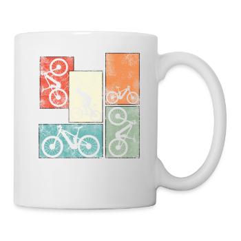 Ebike Cyclisme Retro E Vélo Vélo Batterie Vélo - Mug blanc - blanc - Droite