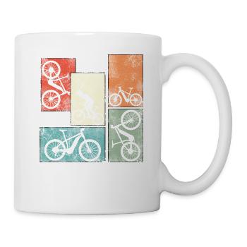Ebike Cyclisme Retro E Vélo Vélo Batterie Vélo - Mug blanc - blanc - Droite