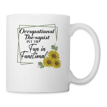 Ergotherapeutin Ergo Ergotherapeut Therapeut - Tasse - Weiß - Rechts