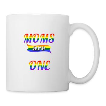 Deux mamans sont mieux qu’une fierté lesbienne LGBT Nous - Mug blanc - blanc - Droite