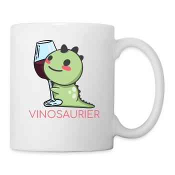 Vinodino - Wine Vinosaurs for wine lovers - Mug - white - Right