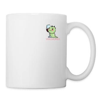 Vinodino - Vinosaure vin pour amateurs de vin - Mug blanc - blanc - Droite