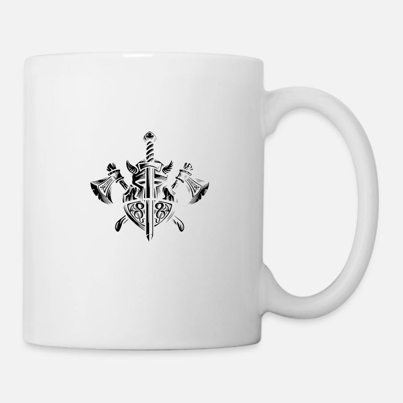 Celtic Irlande Vikings nicot celtique arbre - Mug blanc - blanc