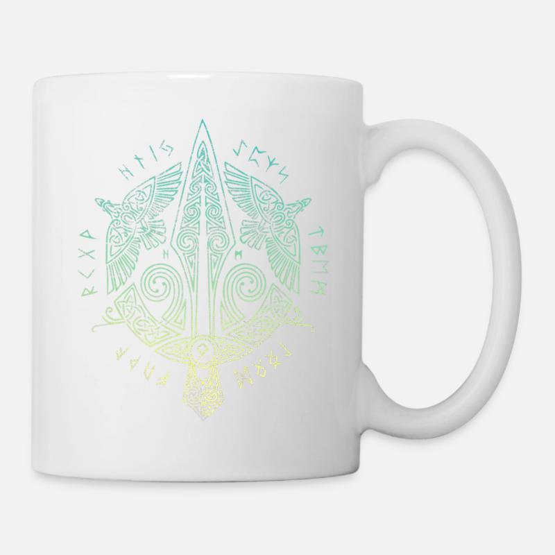 Yggdrasil Weltenbaum Weltenesche Nordisch - Tasse - Weiß