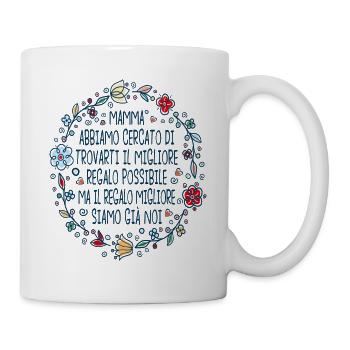 Donna Festa Della mamma Migliore Del Mondo - Mug blanc - blanc - Droite