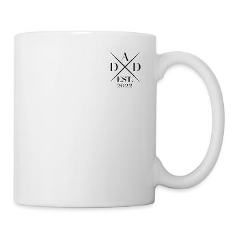 Dad est. 2022 werdende Väter Familie Eltern - Tasse - Weiß - Rechts