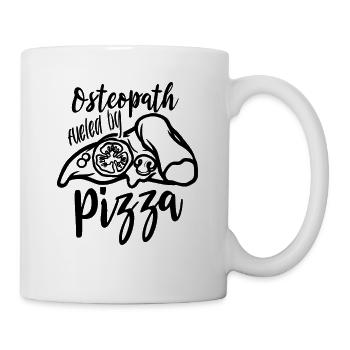Osteopath Powered By Pizza Osteopathy Beru - Mug - white - Right