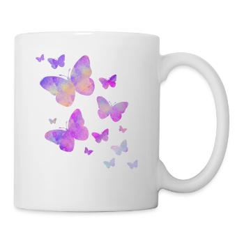 papillon papillon animal coloré couleur - Mug blanc - blanc - Droite