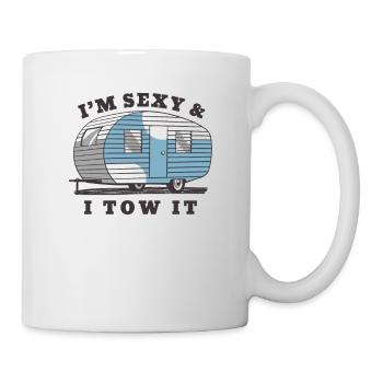 I'm Sexy And I Tow It / Funny RV Camper Quote - Mug - white - Right