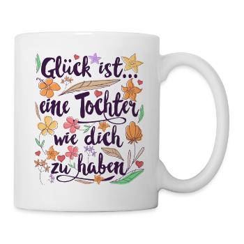 Tochter Geschenk für Töchter Geschenke - Tasse - Weiß - Rechts
