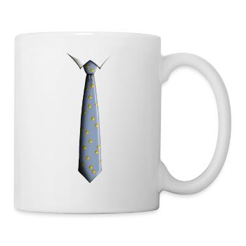 Tie with ducks - Mug - white - Right