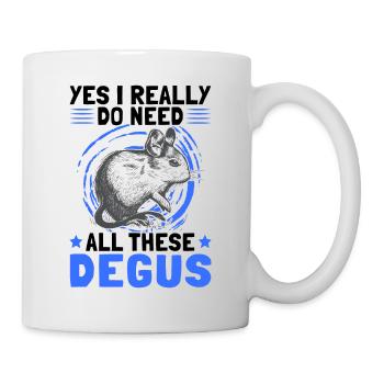 I Need Degu Rodent Owner Gift - Mug - white - Right