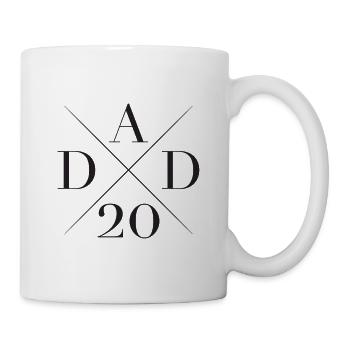 DAD 20 Dad-becoming dads parents - Mug - white - Right
