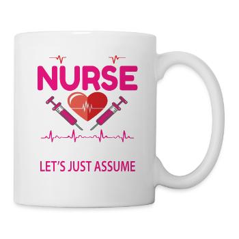 Infirmière - Mug blanc - blanc - Droite