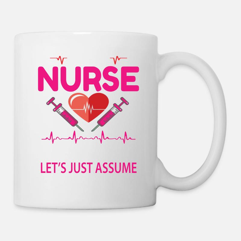 Infirmière - Mug blanc - blanc