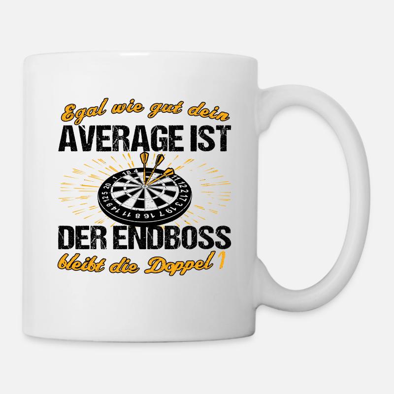 Dart Darts - Tasse - Weiß