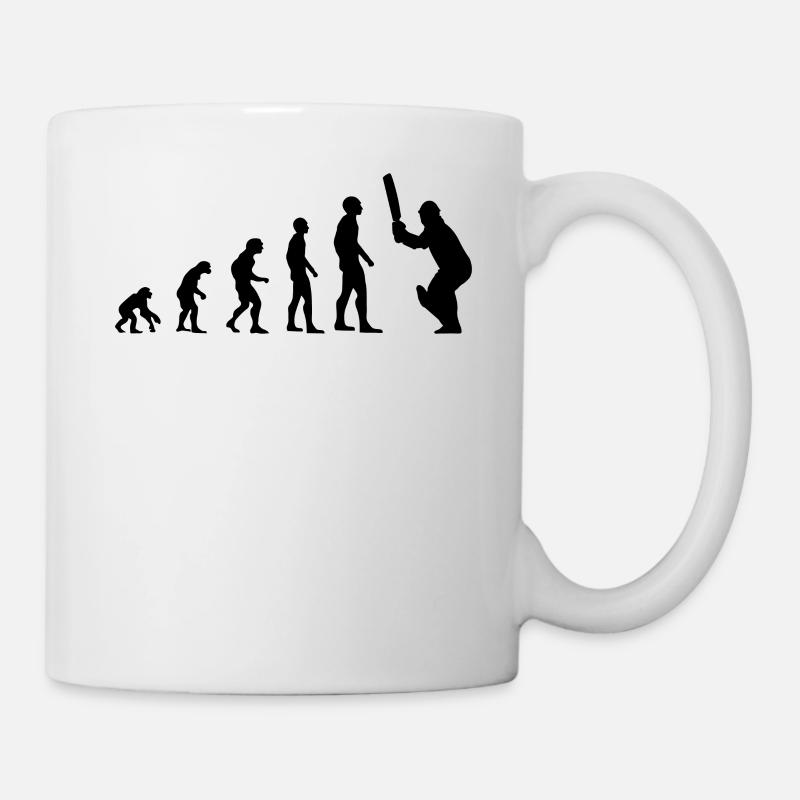 Cricket Players Fans Cricket Evolution Gift - Mug - white