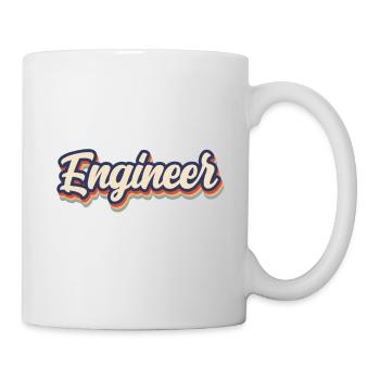 Engineer Vintage Colors - Tasse - Weiß - Rechts