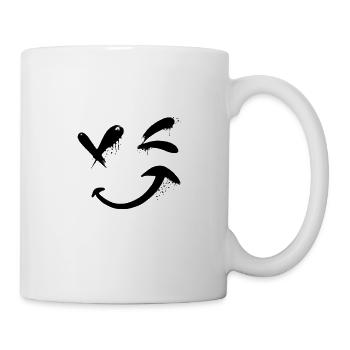 Laughing Face Faces Funny Looking - Mug - white - Right