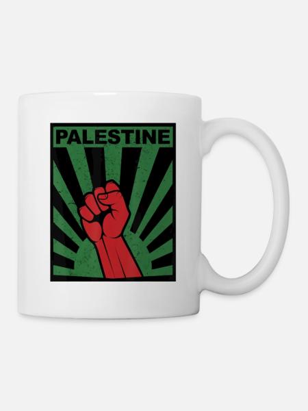 Palästina Frei Freiheit Free Gaza - Tasse - Weiß